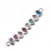 Multi Coloured  Cubic Zirconia Link 